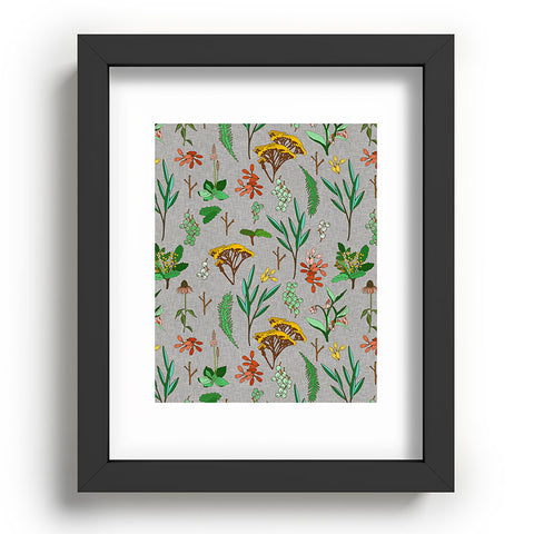 Holli Zollinger HERBAL STUDY LINEN Recessed Framing Rectangle