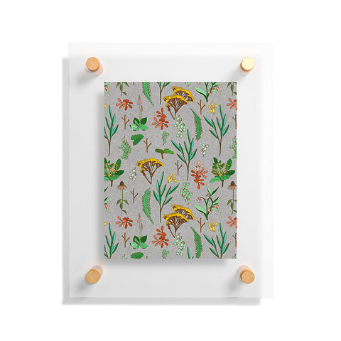 Holli Zollinger HERBAL STUDY LINEN Floating Acrylic Print