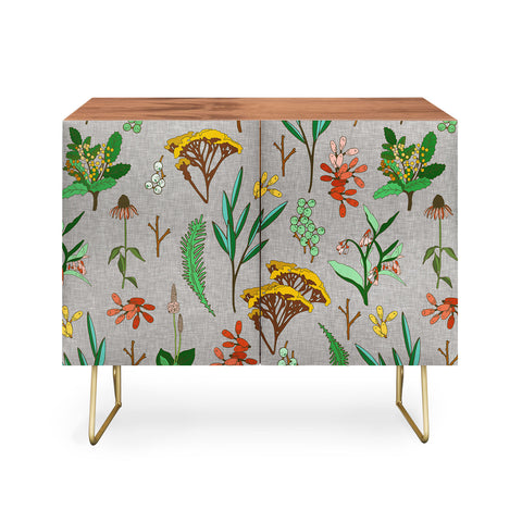 Holli Zollinger HERBAL STUDY LINEN Credenza