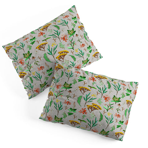 Holli Zollinger HERBAL STUDY LINEN Pillow Shams