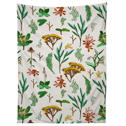 Holli Zollinger HERBAL STUDY Tapestry