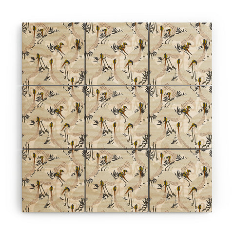 Holli Zollinger HERON WHITE Wood Wall Mural