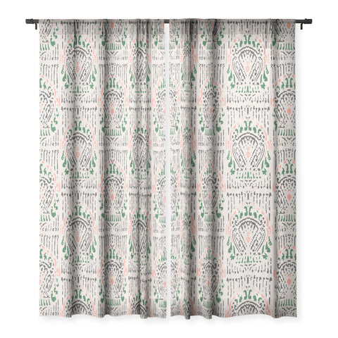 Holli Zollinger INARI IKAT LIGHT Sheer Window Curtain