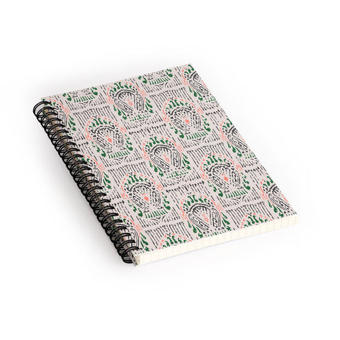 Holli Zollinger INARI IKAT LIGHT Spiral Notebook