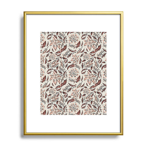 Holli Zollinger INDIE FLORAL Metal Framed Art Print
