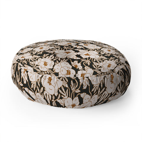 Holli Zollinger INDRA POPPY DARK Floor Pillow Round
