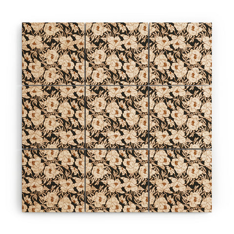 Holli Zollinger INDRA POPPY DARK Wood Wall Mural