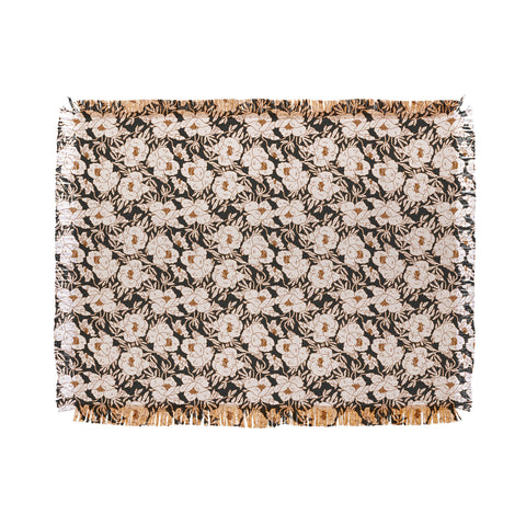Holli Zollinger INDRA POPPY DARK Throw Blanket