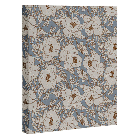 Holli Zollinger INDRA POPPY DENIM Art Canvas