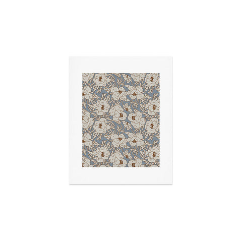 Holli Zollinger INDRA POPPY DENIM Art Print