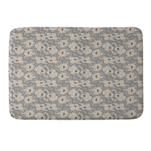 Holli Zollinger INDRA POPPY DENIM Memory Foam Bath Mat