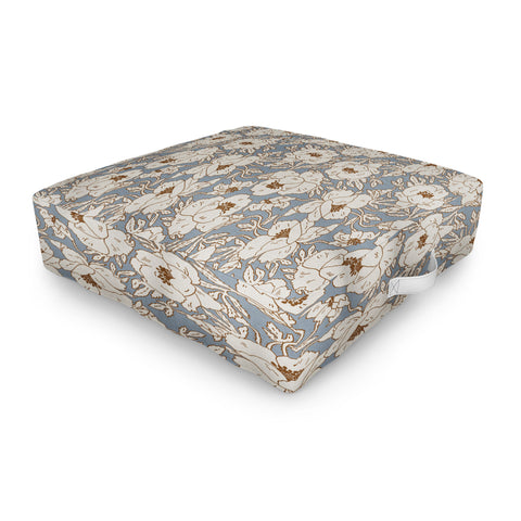 Holli Zollinger INDRA POPPY DENIM Outdoor Floor Cushion