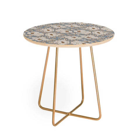 Holli Zollinger INDRA POPPY DENIM Round Side Table