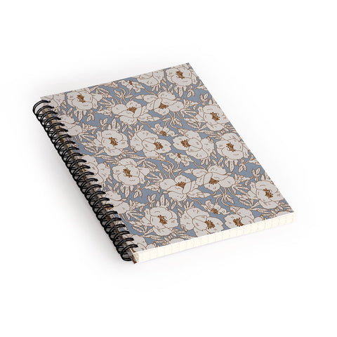 Holli Zollinger INDRA POPPY DENIM Spiral Notebook