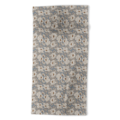 Holli Zollinger INDRA POPPY DENIM Beach Towel