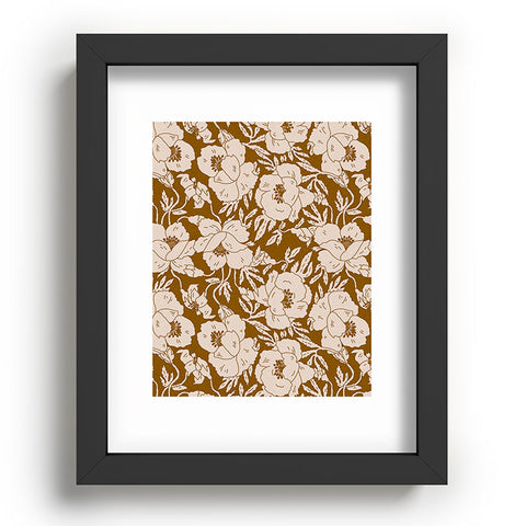 Holli Zollinger INDRA POPPY OCHRE Recessed Framing Rectangle