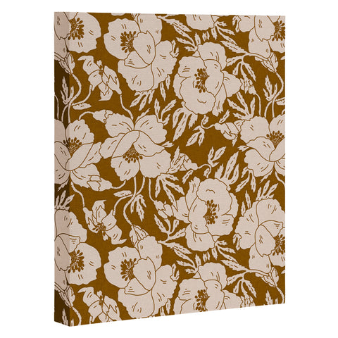 Holli Zollinger INDRA POPPY OCHRE Art Canvas