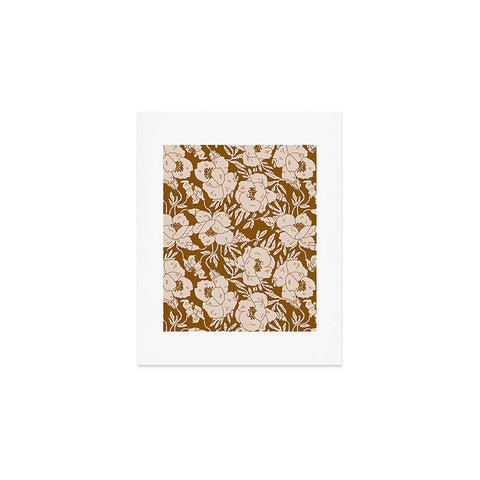 Holli Zollinger INDRA POPPY OCHRE Art Print