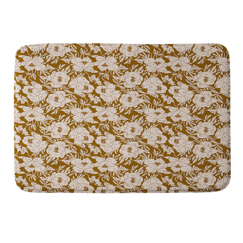 Holli Zollinger INDRA POPPY OCHRE Memory Foam Bath Mat