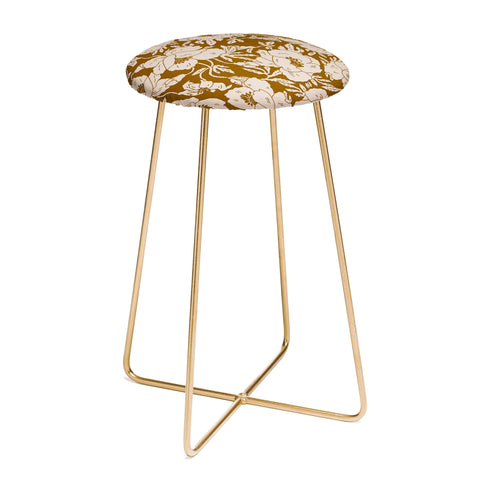 Holli Zollinger INDRA POPPY OCHRE Counter Stool