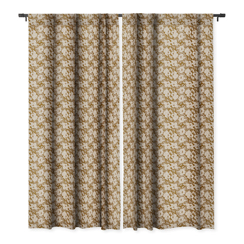 Holli Zollinger INDRA POPPY OCHRE Blackout Window Curtain