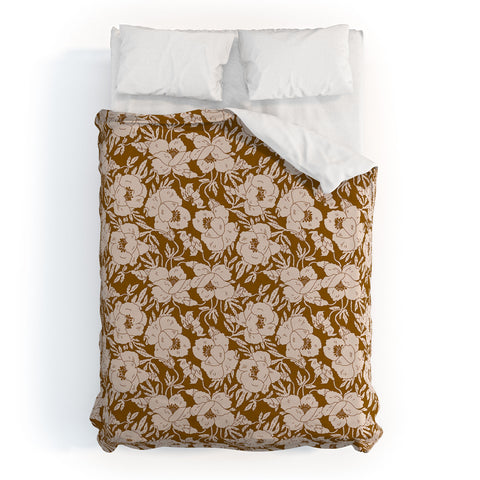 Holli Zollinger INDRA POPPY OCHRE Duvet Cover