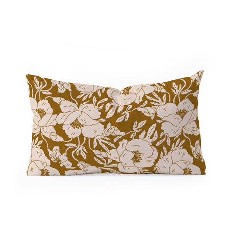 Holli Zollinger INDRA POPPY OCHRE Oblong Throw Pillow