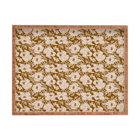 Holli Zollinger INDRA POPPY OCHRE Rectangular Tray