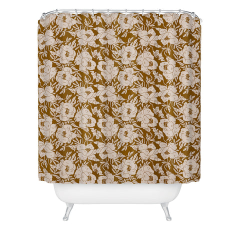 Holli Zollinger INDRA POPPY OCHRE Shower Curtain