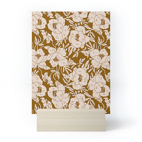 Holli Zollinger INDRA POPPY OCHRE Mini Art Print