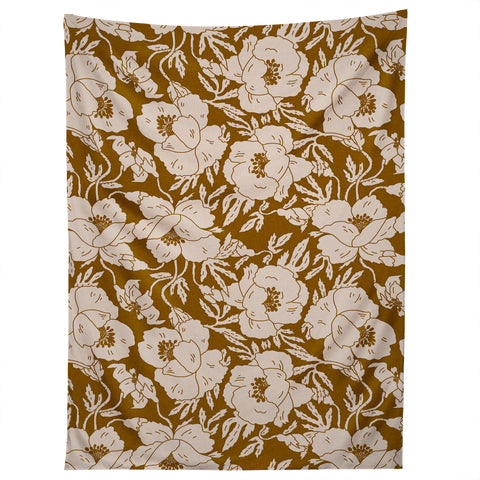 Holli Zollinger INDRA POPPY OCHRE Tapestry