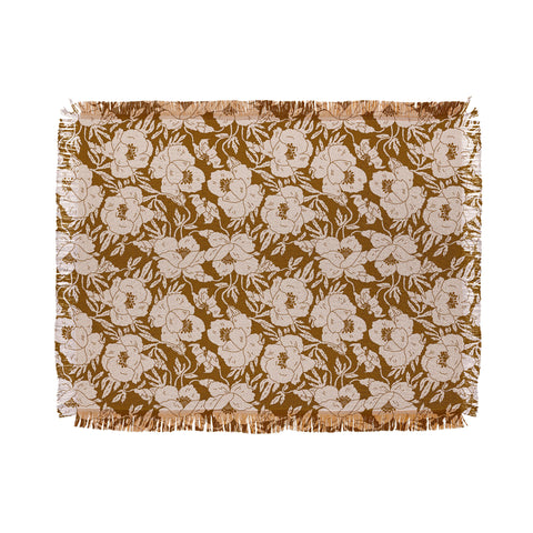 Holli Zollinger INDRA POPPY OCHRE Throw Blanket