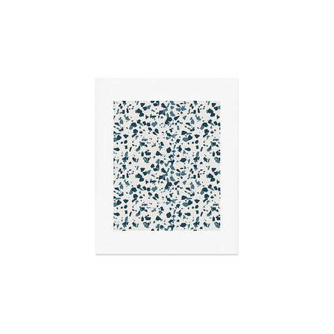 Holli Zollinger INDRA TERRAZZO NAVY Art Print