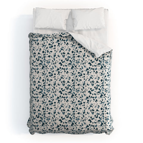 Holli Zollinger INDRA TERRAZZO NAVY Comforter