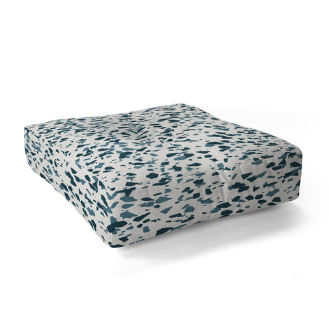 Holli Zollinger INDRA TERRAZZO NAVY Floor Pillow Square