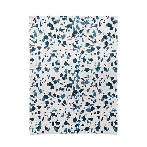 Holli Zollinger INDRA TERRAZZO NAVY Poster