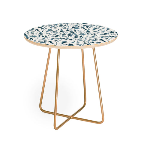 Holli Zollinger INDRA TERRAZZO NAVY Round Side Table
