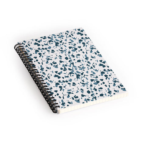 Holli Zollinger INDRA TERRAZZO NAVY Spiral Notebook