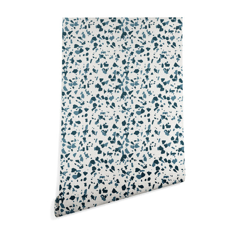 Holli Zollinger INDRA TERRAZZO NAVY Wallpaper