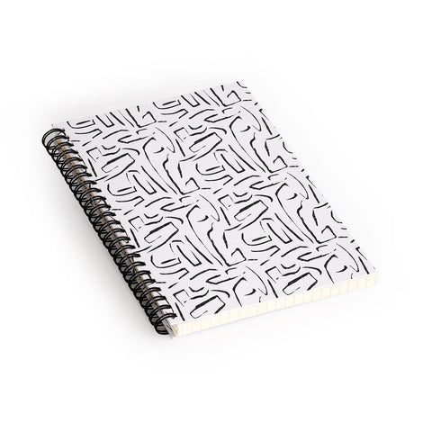 Holli Zollinger INDU WHITE Spiral Notebook