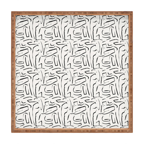 Holli Zollinger INDU WHITE Square Tray