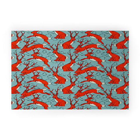 Holli Zollinger Jackalopes Welcome Mat