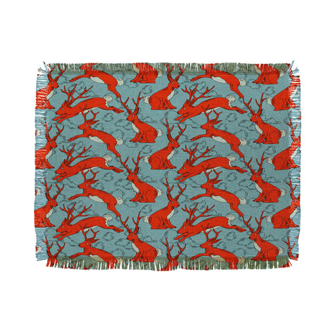 Holli Zollinger Jackalopes Throw Blanket