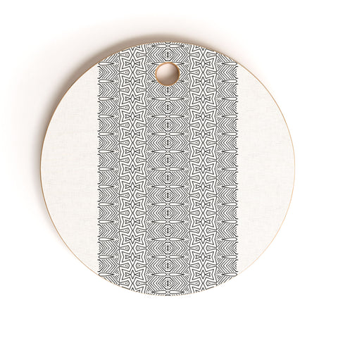 Holli Zollinger JAFFA STRIPE Cutting Board Round