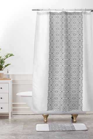 Holli Zollinger JAFFA STRIPE Shower Curtain And Mat