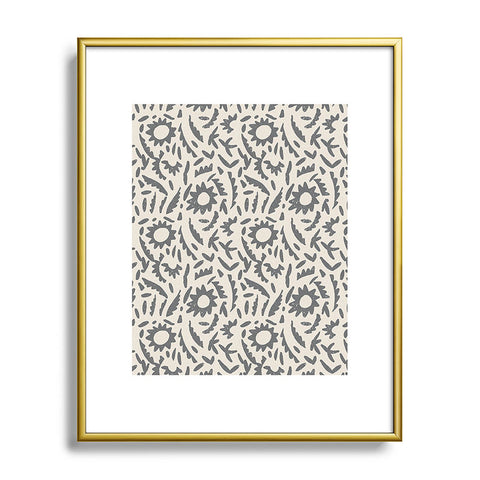 Holli Zollinger JULES GREY Metal Framed Art Print