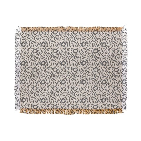 Holli Zollinger JULES GREY Throw Blanket