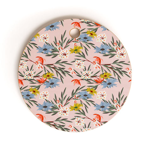 Holli Zollinger Jungle Bungalow Cutting Board Round
