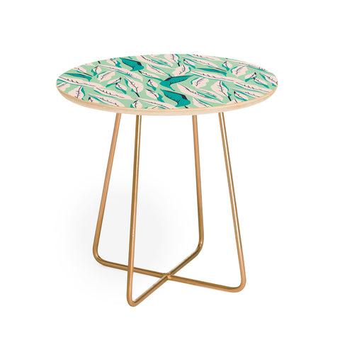 Holli Zollinger JUNGLE PALM TROPICA Round Side Table
