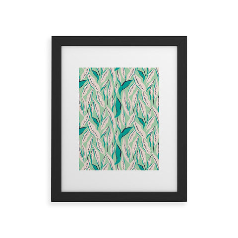 Holli Zollinger JUNGLE PALM TROPICA Framed Art Print